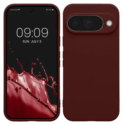 Produktbild von kwmobile Handyhülle für Google Pixel 10 Hülle - weiches Handy Silikon Case - Schutzhülle Cover - Tawny Red