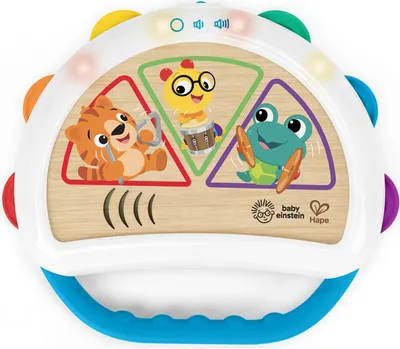 Obrázek produktu pro BABY EINSTEIN Hračka hudební tamburína Tap & Shake™ Magic Touch™ HAPE 6m+