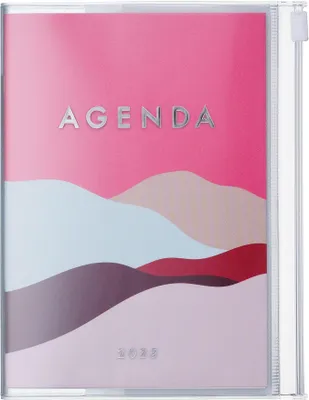 Produktbild von MARK'S 2024/2025 Taschenkalender A6 vertikal, Mountain // Pink