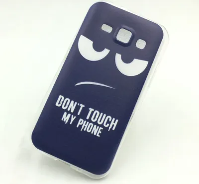 Produktbild von Handyhülle Schutzhülle für Samsung Galaxy J1 (2015) Case Cover Bumper Etuis Silikon Blau