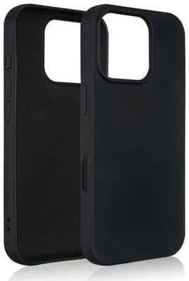 Obrázok produktu pre Silikónový obal Beline pre iPhone 16 Pro, 6,3 palca, čierna farba