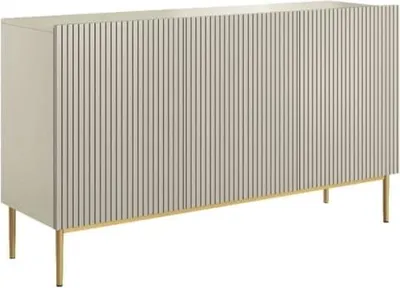 Produktbild von Kommode Nicole mit geriffelten Türen, 150 cm breit, 85 cm hoch, 45 cm tief