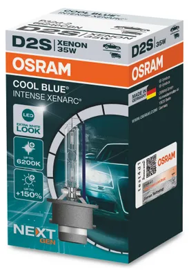 Produktbild von 1 Stück OSRAM COOL BLUE INTENSE NEXT GENERATION Birnen Xenon Scheinwerfer D2s