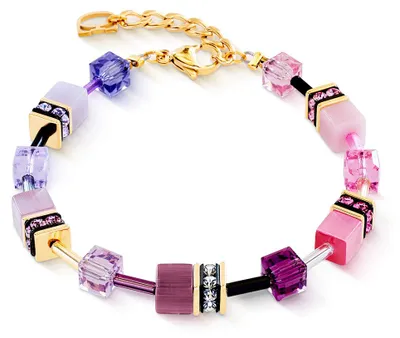 Produktbild von GeoCUBE® Iconic Armband rosa-flieder