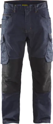 Produktbild von Blakläder Service Bundhose Denim 1497 1141 in marineblau/schwarz, Größe:46