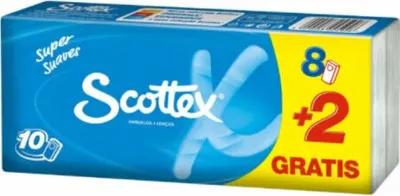Obrázok produktu pre Scottex vreckový štvorec 3 vrstvy 10 kusov