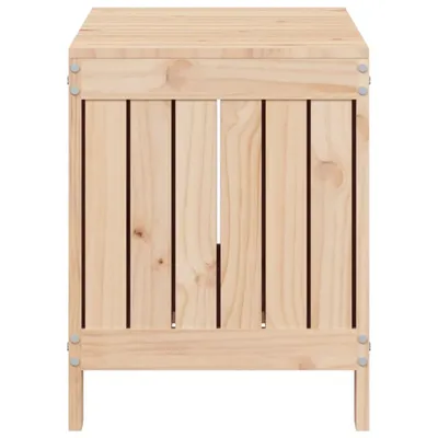 Produktbild von vidaXL Gartentruhe 76x42,5x54 cm Massivholz Kiefer