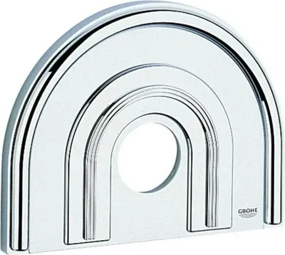 Produktbild von Grohe Chiara Rosette 181 x 235 mm für Thermostat-Brausebatterie chrom/mattchrom - 47459IP0