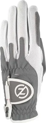 Image de Gants de golf pour femmes, gauches, Zero Friction, adaptés à toutes les conditions météorologiques, couleurs blanc et gris. Taille unique