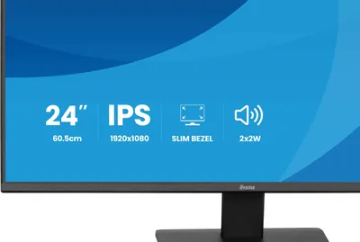 Produktbild von IIYAMA TFT X2491HS 60.5cm IPS 23.8''/1920x1080/DP/HDMI/Lautsprecher