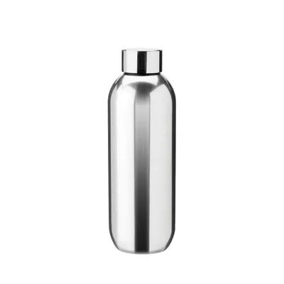 Immagine prodotto di Stelton Isolierflasche Keep Cool Steel, Thermoflasche, Edelstahl, Kunststoff, Silbern, 600 ml, 355-15
