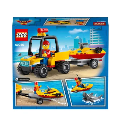Obrázok produktu pre LEGO City Záchranná plážová štvorkolka, Stavebnica, 5 rok / roky, Plast, 79 kusov, 150 g