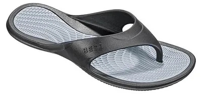 Produktbild von Beco Herren Flip-Flops | Schwarz/Grau - 40