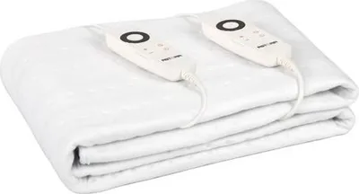 Image de Surmatelas chauffant 2 places 160x140cm blanc - Astoria - AD165A -