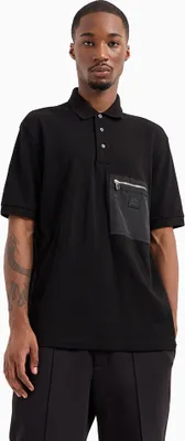 Produktbild von Armani Exchange Xm000087_af10366 Kurzarm-poloshirt Schwarz L Mann Schwarz L