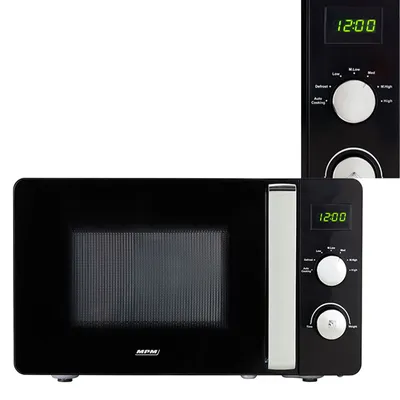 Produktbild von Mikrowelle schwarz MPM-20-KMG-03
