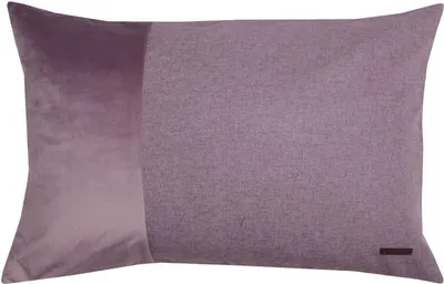 Produktbild von Esprit Kissenhülle Harp mit Samt-Absatz lila 38x58cm