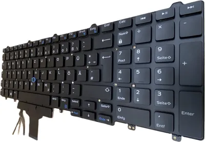 Produktbild von DEUTSCHE - Tastatur Keyboard Ohne Beleuchtung kompatibel für P/N: V147025BK1