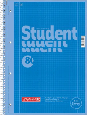 Immagine prodotto di BRUNNEN 1067928532 Collegeblock A4 blau, Lin.28 5St