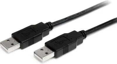 Produktbild von StarTech.com 2 m USB 2.0 A-auf-A-Kabel – Stecker/Stecker, 2 m, USB A, USB A, USB 2.0, Schwarz