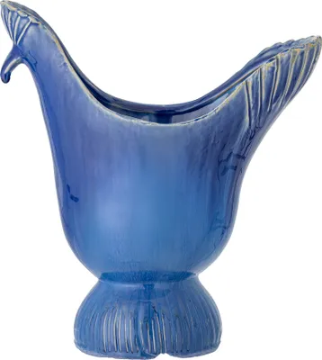 Produktbild von Bloomingville Wylie Vase, Blue, Steingut