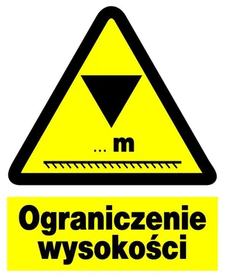 Obrázok produktu pre Výstražná tabuľa 225X275 Výstražná tabuľa z tvrdého PVC