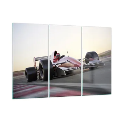 Produktbild von Bilder auf glas - Formel 1 Rennen Strecke Geschwindigkeit - 105x70cm - Glasbilder - Wandbilder - Kunstdruck - Wanddekoration aus Glas - Glas Bilder - Wandbild auf Glas - GCE105x70-2423