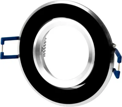 Produktbild von LED-line Einbaustrahler Ø83mm rund Spot schwenkbar IP20 Downlight max. 35W schwarz gebürstet