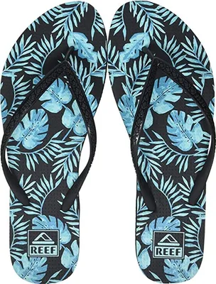 Produktbild von Reef Damen Seaside Prints Flipflop, Mint Leaves, 35 EU