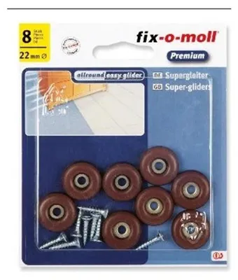 Image de Patin universel Easyglider fix-o-moll rond 22mm S brun