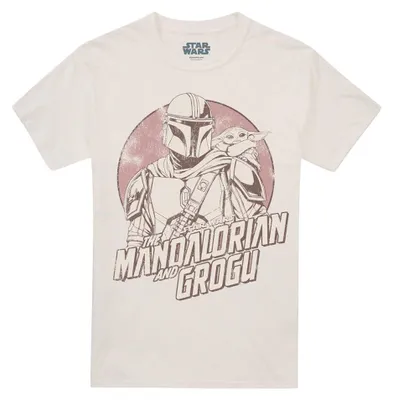 Produktbild von Star Wars Mandalorian - T-Shirt für Herren/Damen Uni TV38250 (L) (Natürlich)