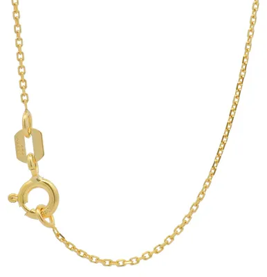 Produktbild von Goldkette Ankerkette diamantiert Halskette 0,8mm 42cm 333-8 Karat Gold