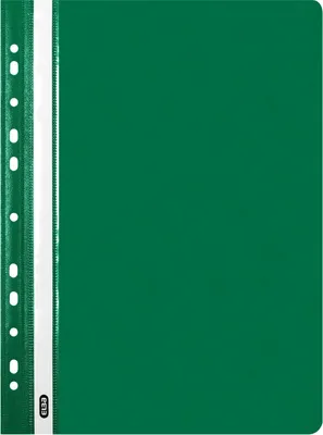 Produktbild von Schnellhefter A4 PP mit Abheftlochung grün Packung mit 25 Stück