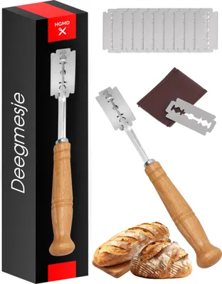 Produktbild von HGMD Teigmesser-Set - 12 Stück - Lame - Lame Messer - Teigmesser - Brotmesser