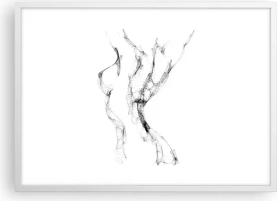 Produktbild von Gerahmtes Poster - Weißer Rahmen - Frau Körper Nacktheit - 70x50 cm - Wand Bild - Wanddeko - Wandbilder - Kunstposter - Wandposter - Bilderrahmen - Bilder - Kunstdruck - P2WAA70x50-4938