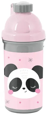 Produktbild von Paso Panda Trinkflasche für Mädchen 550 ml Schulflasche