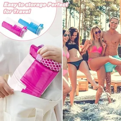 Produktbild von Wasserhängematte – 2 Stück schwimmende Poolhängematte – schwimmender Poolstuhl – 4-in-1 aufblasbare Hängematte – Wasserbank – Schwimmhängematte für Erwachsene und Kinder mit tragbarer – aufblasbares Schwimmbett – Poolliege – Luftmatratze für die F...