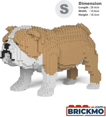 Zdjęcie produktu dla Klocki JEKCA – buldog angielski 01-M03 ST19PT17-M03