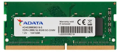 Immagine prodotto di Memoria per laptop ADATA, 8 GB DDR4, 2666 MHz CL19