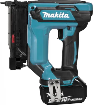 Produktbild von MAKITA 18 V Li-Ionen 5 Ah Nagler - 2 Akkus, Ladegerät, Gehäuse - DPT353RTJ