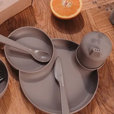 Produktbild von Dantoy Kindergeschirr Mokka, 7-teilig.