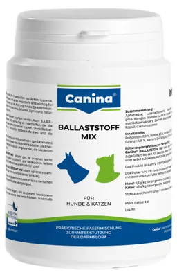 Produktbild von 100 g Canina Ballaststoff Mix für Hunde & Katzen - Präbiotische Fasermischung zur Unterstützung der Darmflora bei Hunden & Katzen