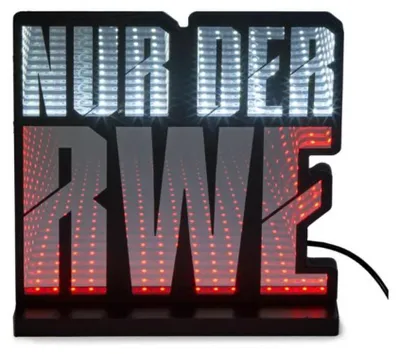 Produktbild von Rot-Weiss Essen LED Licht Mirror " NUR DER RWE"