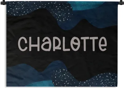 Produktbild von MuchoWow® Wandteppich Wandbehang Charlotte - Pastell - Mädchen 120x90 cm Tapisserie Dekoration Wandtuch - Wohnen - Aufhänger für die Wand