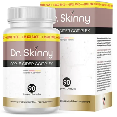 Produktbild von Dr. Skinny Kapseln | Kombination hochwertiger Zutaten| für Mann & Frau | 90 Kapseln je Dose