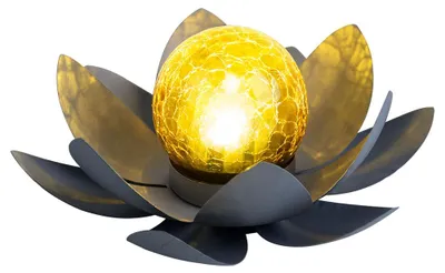 Produktbild von LED Solarleuchte, Lotusblume, 25 cm
