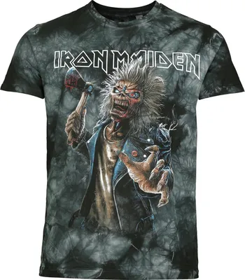 Produktbild von Iron Maiden T-Shirt Herren Eddie Keyline blau/grau S