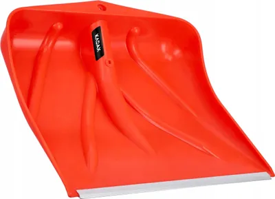 Produktbild von Schneeschaufel/Schneeschieber - Schaufelblatt ohne Stiel - Robust und langlebig - Für Schnee und Bauarbeiten - Orange