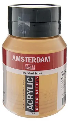 Obrázok produktu pre Akrylová farba Amsterdam Standard Series 500 ml - 803 sytá zlatá