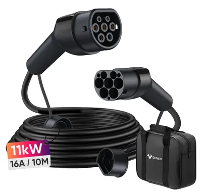 Obrázek produktu pro Nabíjecí kabel pro elektromobily, stupeň krytí IP54 (voděodolný), 11 kW, délka 10 metrů